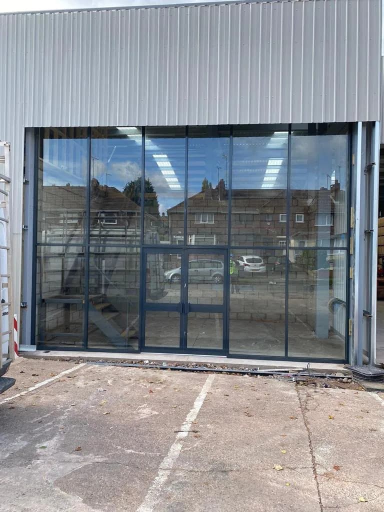 Curtain Walling installation in Bath by Grewal Shopfront & Shutters